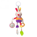 Chocalho infantil espiral versátil (Animais fofos, para  berço e carrinho de bebê ( 0 a 18 meses )