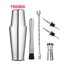 Misturador para coquetel de aço inoxidável (Ferramentas de bar e festas 550ML / 750ML)