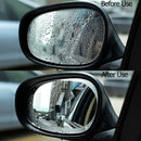 Película de filme transparente à prova de chuva para carros, espelho retrovisor(Auxilia na seguraça do motorista em dias chuvosos ou secos)2 peças