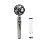 Chuveiro girador com pequeno ventilador alta pressão 360 graus  ABS moderno 2021/2022