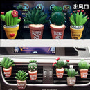 Criativa Planta 3D  Auto Ar Condicionado Tomada Decoração( Clipe de Perfume Aromatizador de Ar)