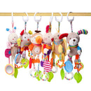 Chocalho infantil espiral versátil (Animais fofos, para  berço e carrinho de bebê ( 0 a 18 meses )