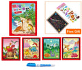 Livro mágico de colorir vários temas com caneta mágica para pintura.