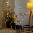Arvore LED cobre fio luz noturna ( Arvore de natal moderna)