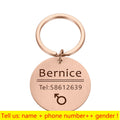 Pingente de Coleira personalizado de identificação caes e gatos(Deixe registrado o nome e seu telefone na coleira do seu pet)