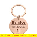 Pingente de Coleira personalizado de identificação caes e gatos(Deixe registrado o nome e seu telefone na coleira do seu pet)