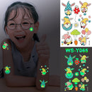 Tatuagem Luminosa para noite,adesivo temporário á Prova D' Água(Tatuagem flourescente)