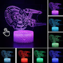 Lâmpada LED  Star Wars,Anime Figura Acrílica 3D