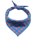 Bandana xadrez estilosa para cachorros pequenos e de médio porte