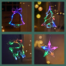Luzes de corda de sinos para decoração de natal ( Sua casa aconchegante com toda família reunida)