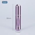 Acessório de metal. mini spray para guardar perfumes ideal para viagens e passeios.