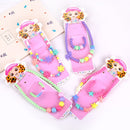 Conjunto de colar, pulseira infantil,estilo sereia, flores e bolinhas..