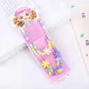 Conjunto de colar, pulseira infantil,estilo sereia, flores e bolinhas..