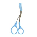 Tesoura aparadora de sobrancelha com pente ( Remoção de pêlos faciais )