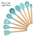 Conjunto de utensílios de cozinha ,material silicone antiaderente e ecológico