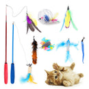 Conjunto de acessórios para interação de gatos ,túnel e brinquedos para animais de estimação.