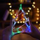 Luzes de corda de sinos para decoração de natal ( Sua casa aconchegante com toda família reunida)