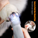 Tesoura cortadora de unhas profissional LED, para animais cães e gatos.