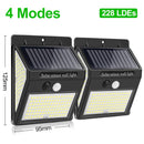 LED luz solar lâmpada solar externa com sensor de movimento(Mais economia e mais segurança)