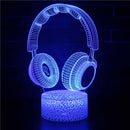 Lâmpada noturna 3D Gamer ( Vários temas)