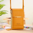 Bolsas femininas carteiras de couro macio com tela de toque(Bolsa criativa, auxilia na prevenção de roubos)