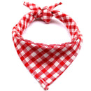 Bandana xadrez estilosa para cachorros pequenos e de médio porte