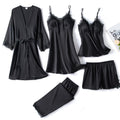 Conjunto de pijama completo com 5 peças ( Presente completo)