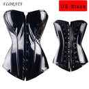FLORATA sexy Overbust Corset Steampunk