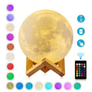 Lâmpada da lua Recarregável , multi color (Deixe seu espaço aconchegante)