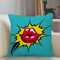 Fronha quadrada personalizada Musife pop art(Fronha com ziper 35 * 35,40 * 40,45 * 45)