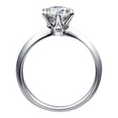 Anéis de luxo Moissanite , em prata esterlina 925 (Surpreenda quem você ama)