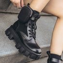 Botas feminina Grunge (Botas de cano curto)