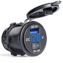 Carregador USB  para Motos com interruptor ON-OFF de carga rápida