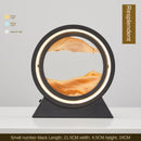 Lâmpada Momenty,  LED Ampulheta 3D de arte rotativa