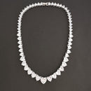 Colar moderno ,pulseira ou brincos de coração no estilo romântico (Sua amada vai adorar esse presente luxo)