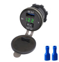 Carregador USB  para Motos com interruptor ON-OFF de carga rápida