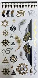 Tatuagem estilosa, tatoo temporarária de verão ( 1 peça )