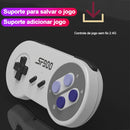 Console de jogos estilo super nintendo retrõ 900 a 3500 jogos(Compatilhe momentos nostalgicos e felizes com esse video game e sua família)