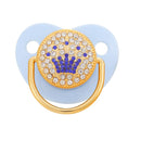 Chupeta de silicone  Rosa com strass  (Vários temas e cores)
