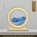 Lâmpada Momenty,  LED Ampulheta 3D de arte rotativa