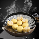 Cesto De Aço Inox , Retrátil Para Cozimento A Vapor