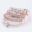 Coleiras de pérolas para cães e gatos com strass