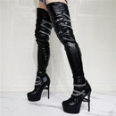 Bota over Punker, estilo dominatrix