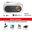 Mini Projetor GALAXY 1080P Full HD 480P LED (Projetor para android,IPhone, iPad /Tenha um cinema portátil usando seu celular)