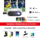 Mini Projetor GALAXY 1080P Full HD 480P LED (Projetor para android,IPhone, iPad /Tenha um cinema portátil usando seu celular)
