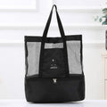 Bolsa Fashion Day, ideal para praia, passeios ao ar livre ...(Malha transparente com camada dupla para preservação de calor)