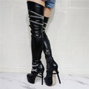 Bota over Punker, estilo dominatrix