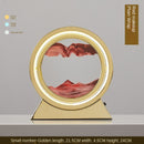 Lâmpada Momenty,  LED Ampulheta 3D de arte rotativa