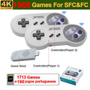 Console de jogos estilo super nintendo retrõ 900 a 3500 jogos(Compatilhe momentos nostalgicos e felizes com esse video game e sua família)