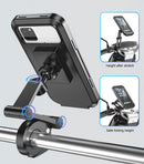 Suporte de celular universal para motocicleta,bike, à prova d'água  GPS 360° giratório